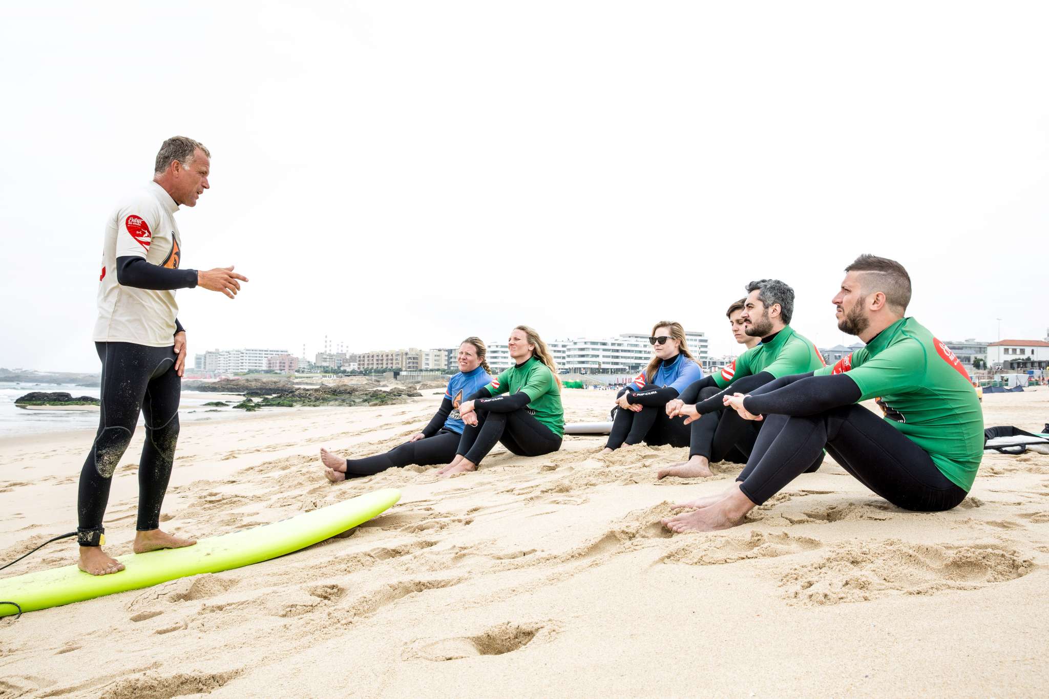 Surf Coach Bruno Novice Lesson Porto